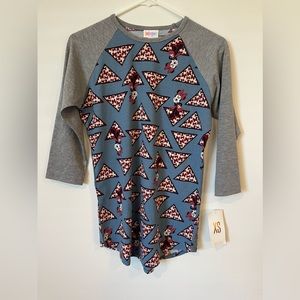 LuLaRoe Randy NWT Disney Minnie Mouse Top R22 xs NWT